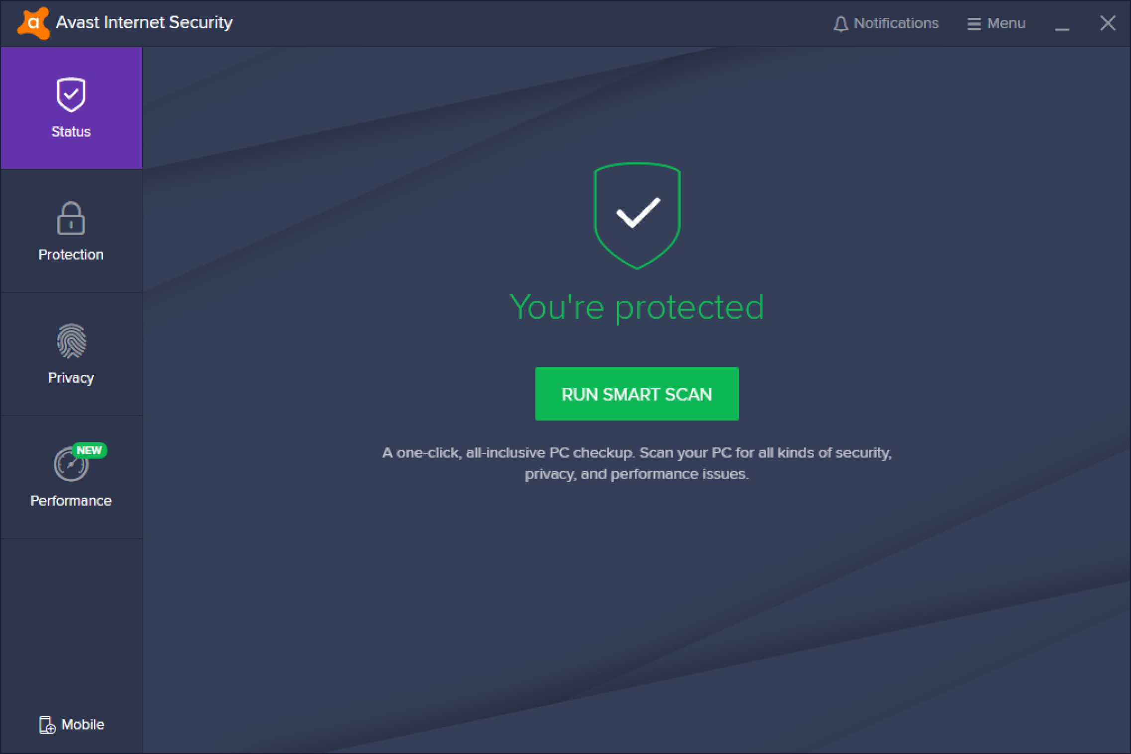 Avast Internet Security - một trong các phần mềm bảo mật được khuyên dùng