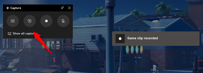 Hình ảnh minh họa sử dụng Xbox game bar trên game fortnite
