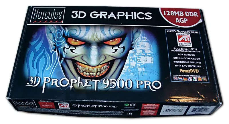 Vỏ hộp Hercules 3D Prophet 9500 Pro (2003)