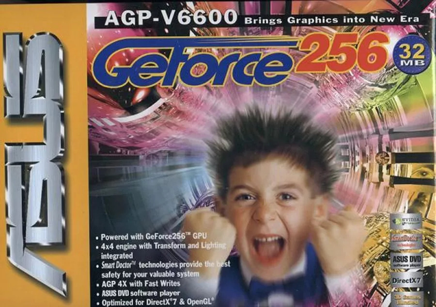 Vỏ hộp Asus GeForce 256 (2000)
