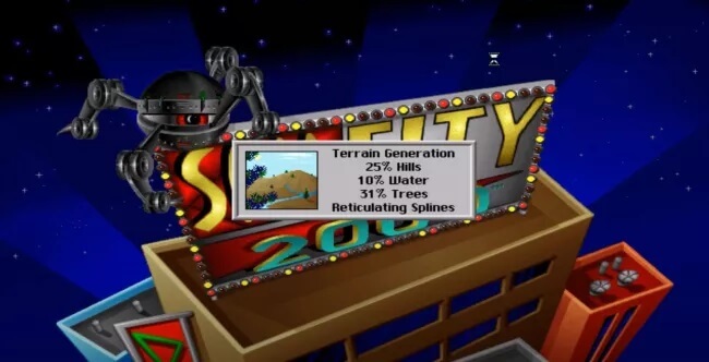 Màn hình loading SimCity 2000