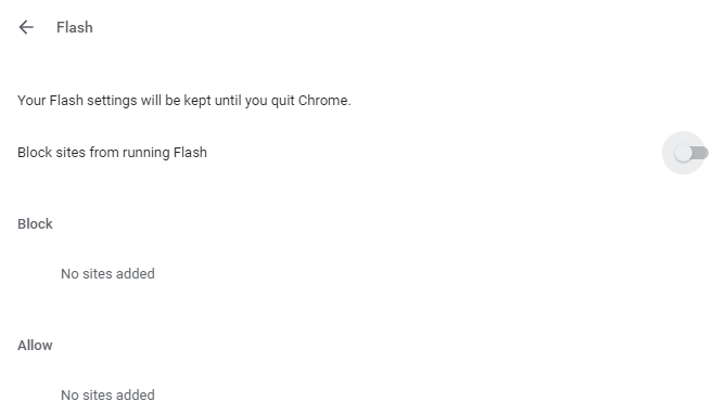 Vô hiệu hóa Adobe Flash