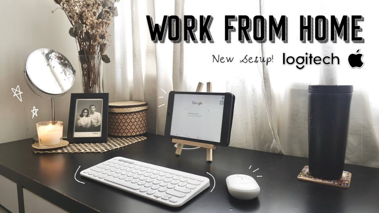 góc set up work from home 