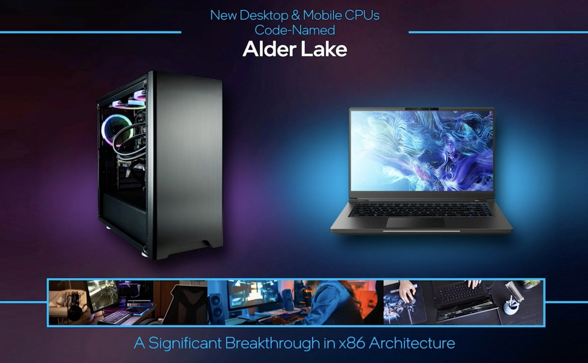 Laptop trang bị CPU Alder Lake sẽ sớm xuất hiện trong tương lai gần, ảnh: Intel