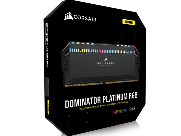 kit RAM DOMINATOR PLATINUM RGB DDR5, ảnh: CORSAIR