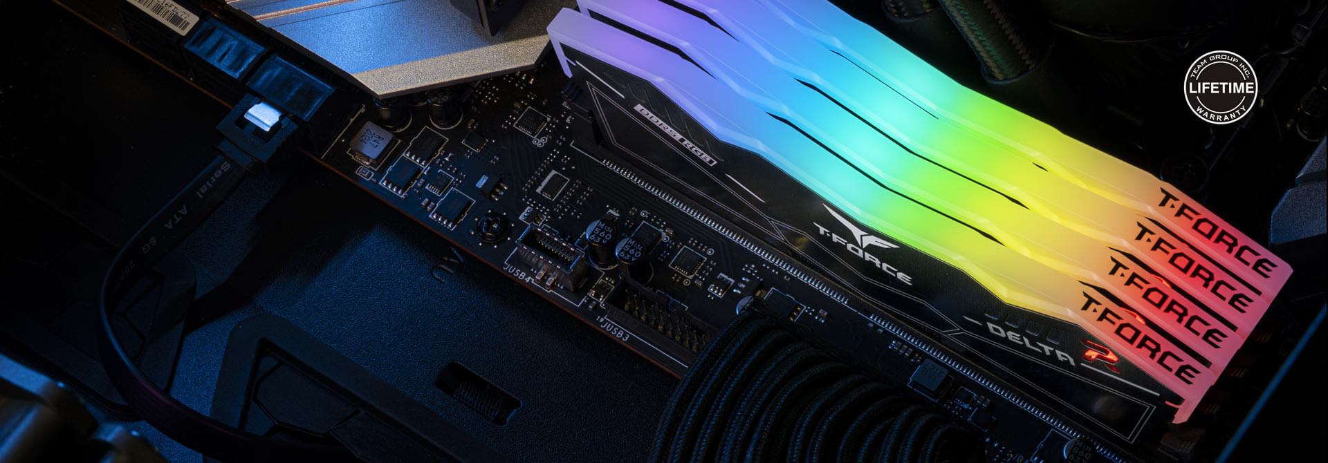 RAM T-FORCE DELTA RGB DDR5, ảnh: TEAMGROUP