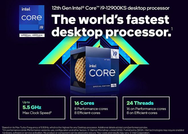 Intel chính thức hé lộ ngày ra mắt của CPU Core i9-12900KS