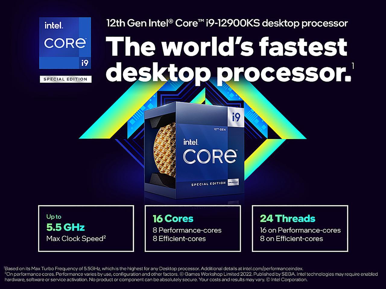 Intel chính thức hé lộ ngày ra mắt của CPU Core i9-12900KS