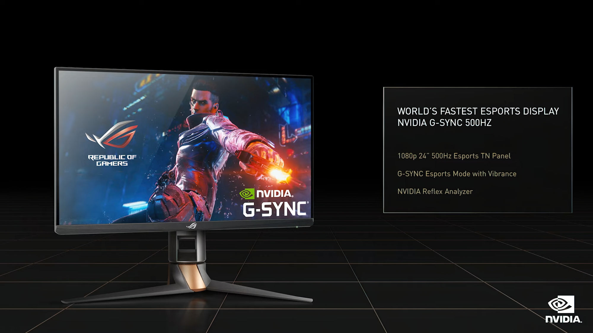 ASUS ra mắt màn hình Gsync ROG SWIFT tần số quét 500Hz đầu tiên trên thế giới