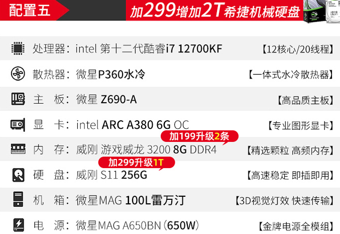 Lộ diện bộ PC MSI trang bị Card đồ họa Intel Arc A380 6GB phiên bản OC