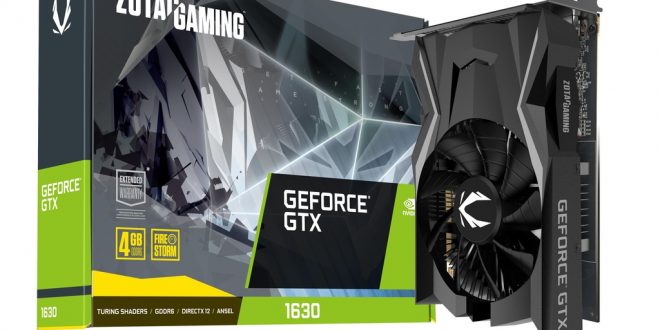 Card đồ họa GeForce GTX 1630 chính thức ra mắt