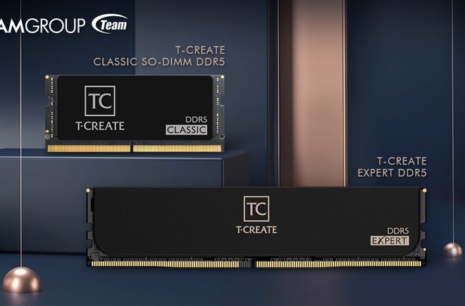 TEAMGROUP ra mắt RAM DDR5 T-CREATE cho các nhà sáng tạo nội dung