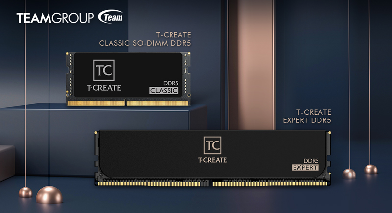 TEAMGROUP ra mắt RAM DDR5 T-CREATE cho các nhà sáng tạo nội dung