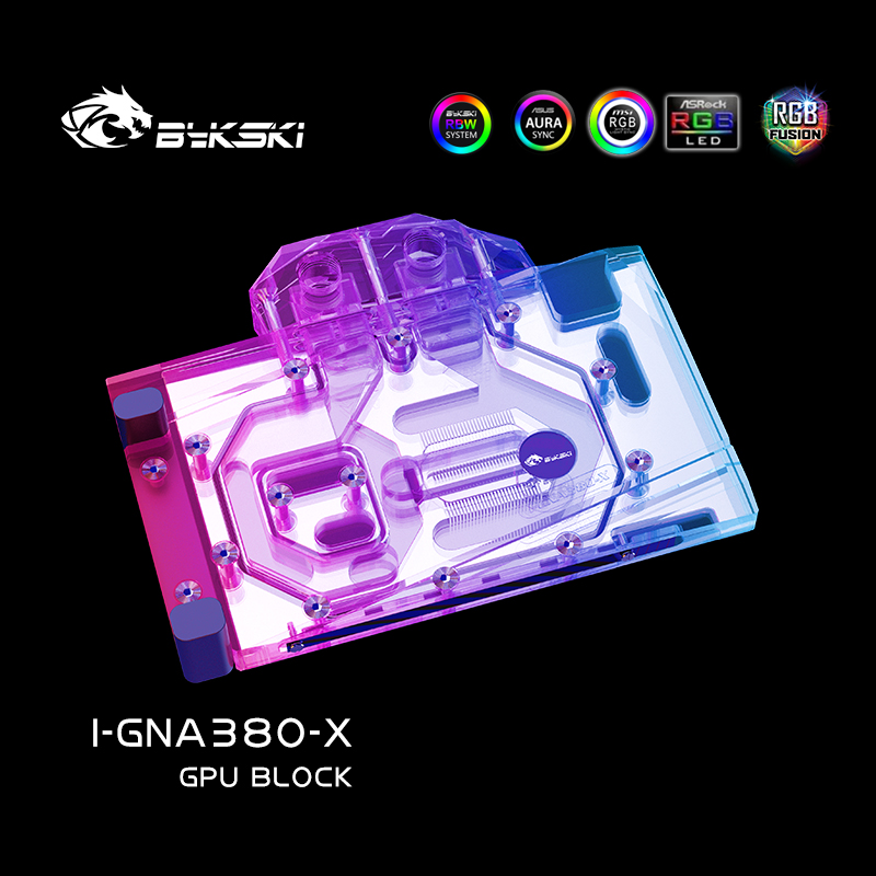 GPU Block I-GNA380-X, ảnh: Bykski