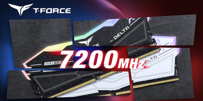 TeamGroup ra mắt RAM T-Force Delta RGB DDR5 7200 Mhz