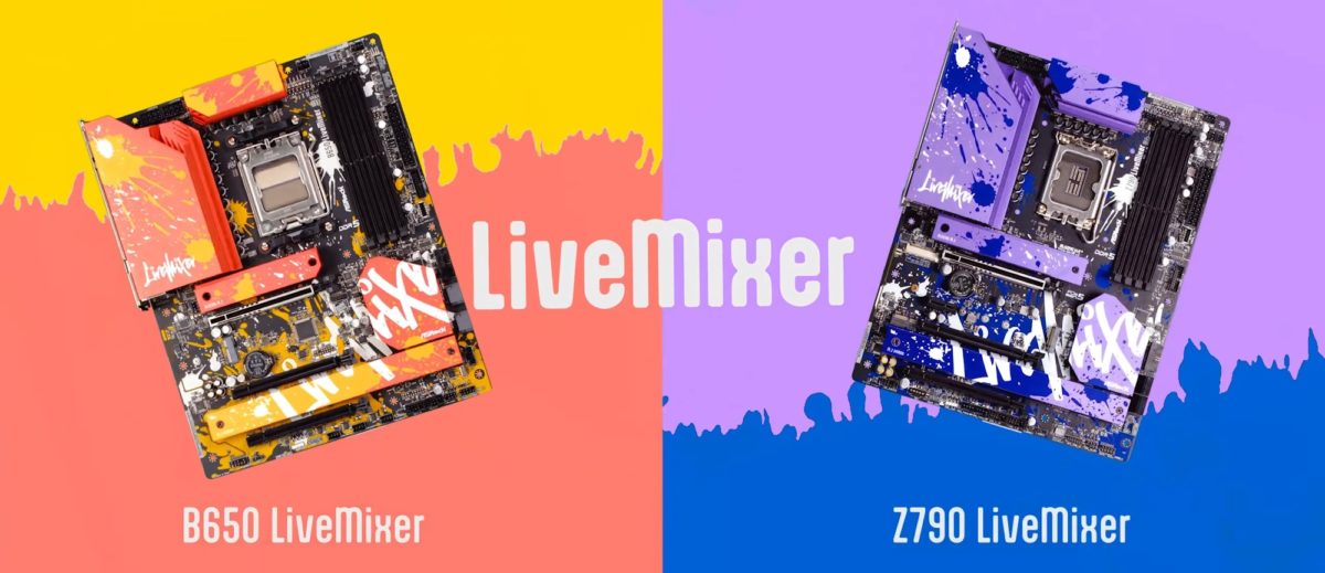 B650 LiveMixer và Z790 LiveMixer, ảnh: ASRock